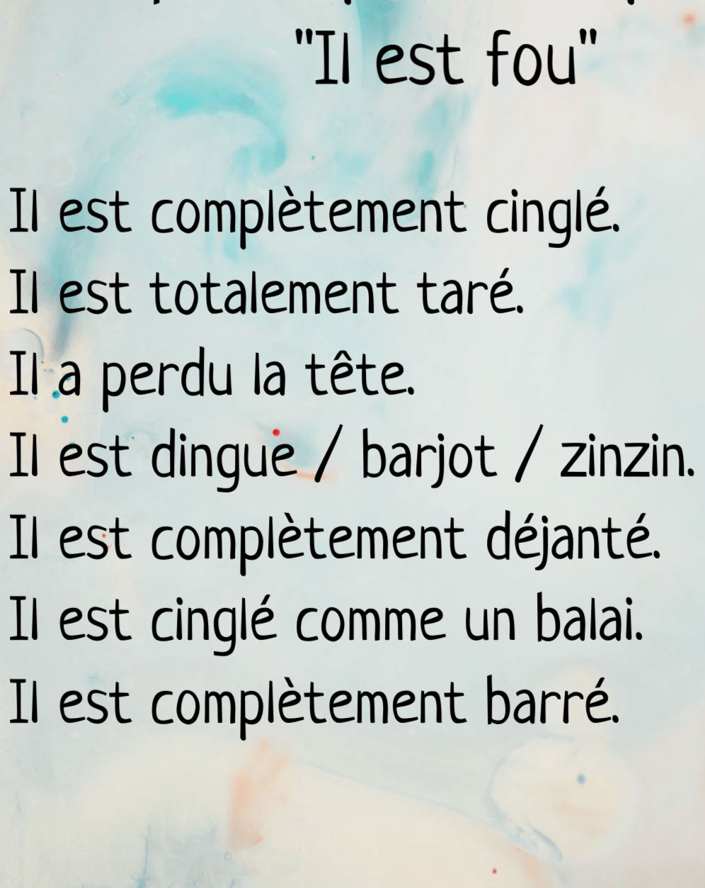 Le vocab du "parler jeune"