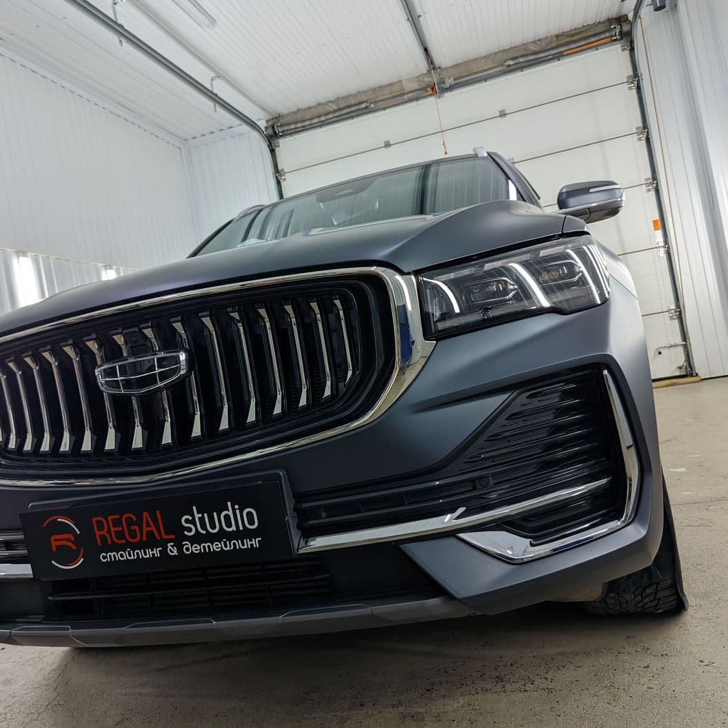 Купить Оклейка Geely Monjaro матовым полиуретаном