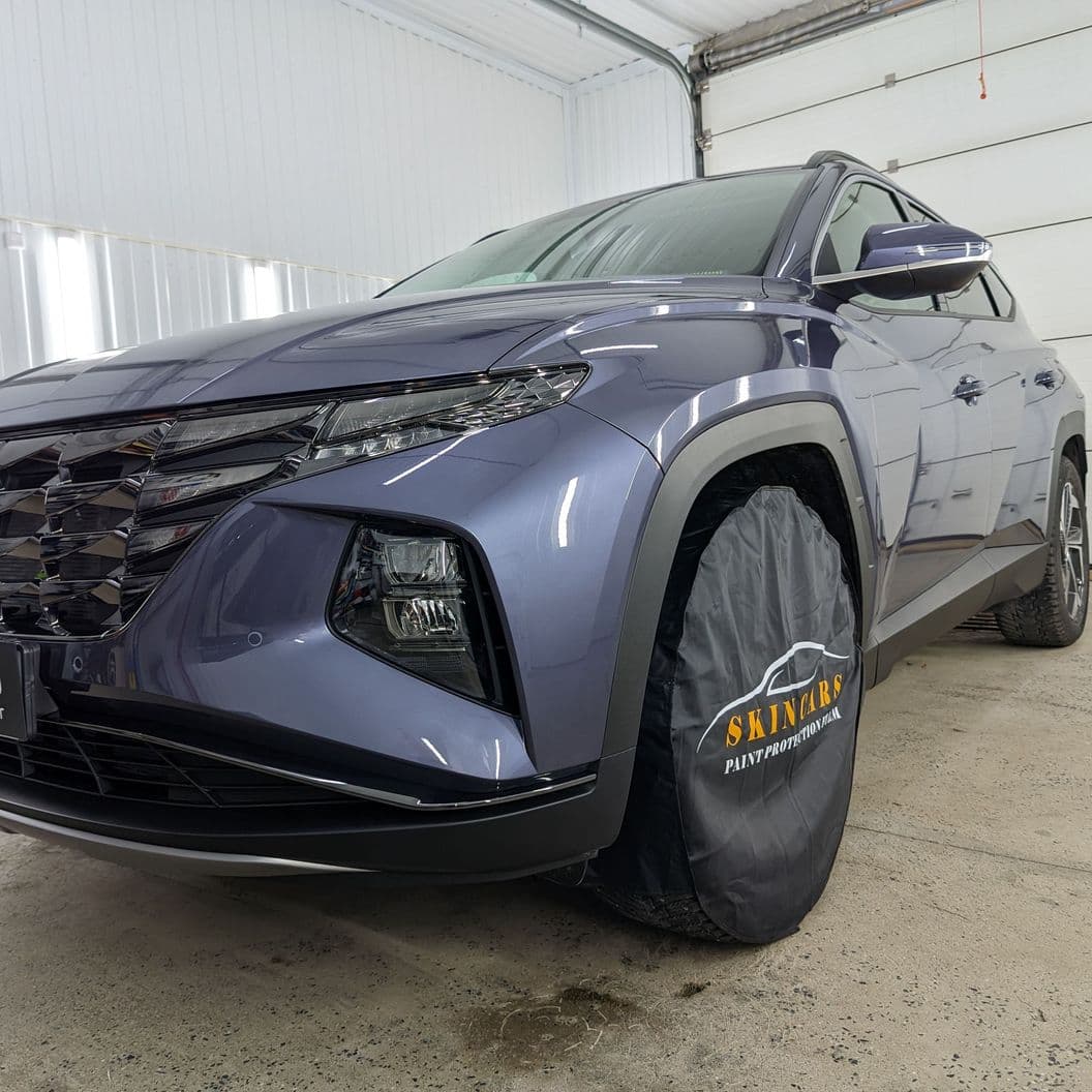 Купить Оклейка Hyundai Tucson антигравийной пленкой