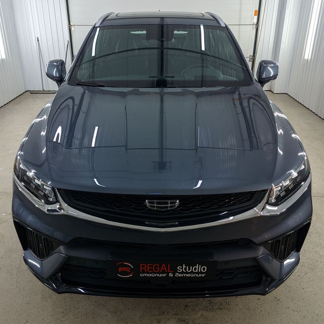 Купить Защита Geely Tugella полиуретановой пленкой