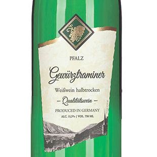 Купить Gewürztraminer Weißwein HalbtrockenГевюрцтраминер, 0.75 л