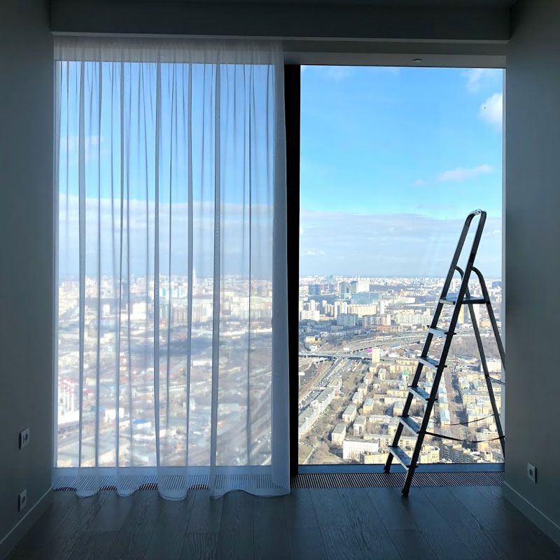 Дизайн интерьера студии в Neva Towers Москва-Сити фото