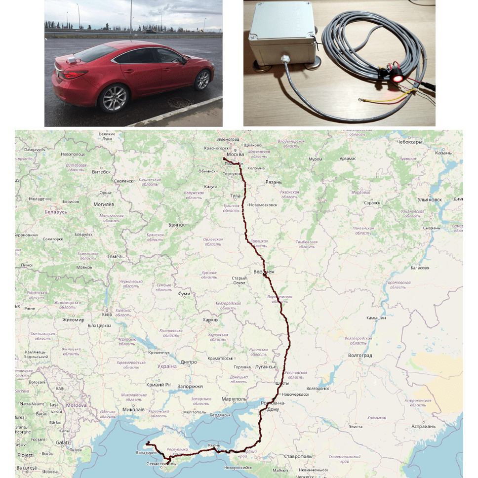 "Морской комплект GS LITE". Трек за период 22.07.2021 - 25.07.2021