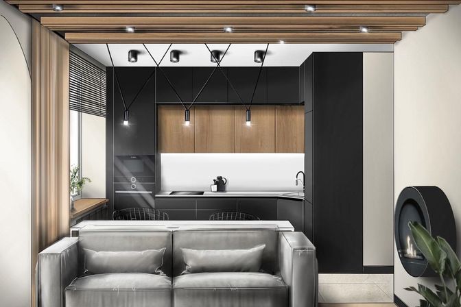 Проект "Monochrome loft"