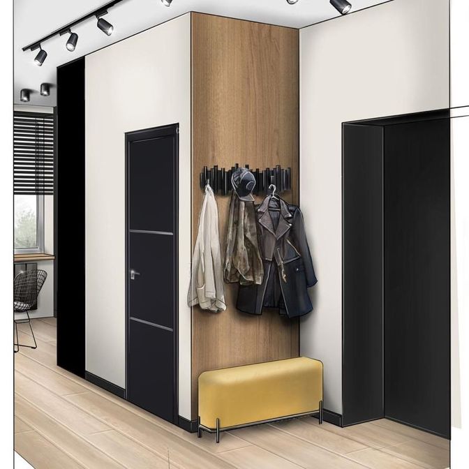 Проект "Monochrome loft"