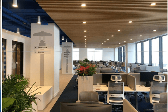 Проекты офисов в рамках работы в Jones Lang LaSalle