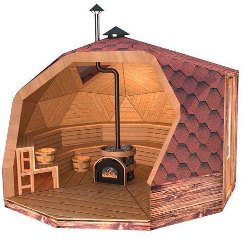 Кущёвскую домокомплекты сауна