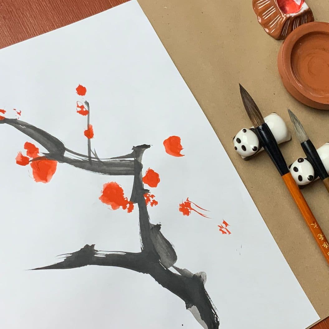 Купить Миникурс «Монохромная живопись.Деревья»