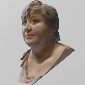3d Сканирование Бюста человека 