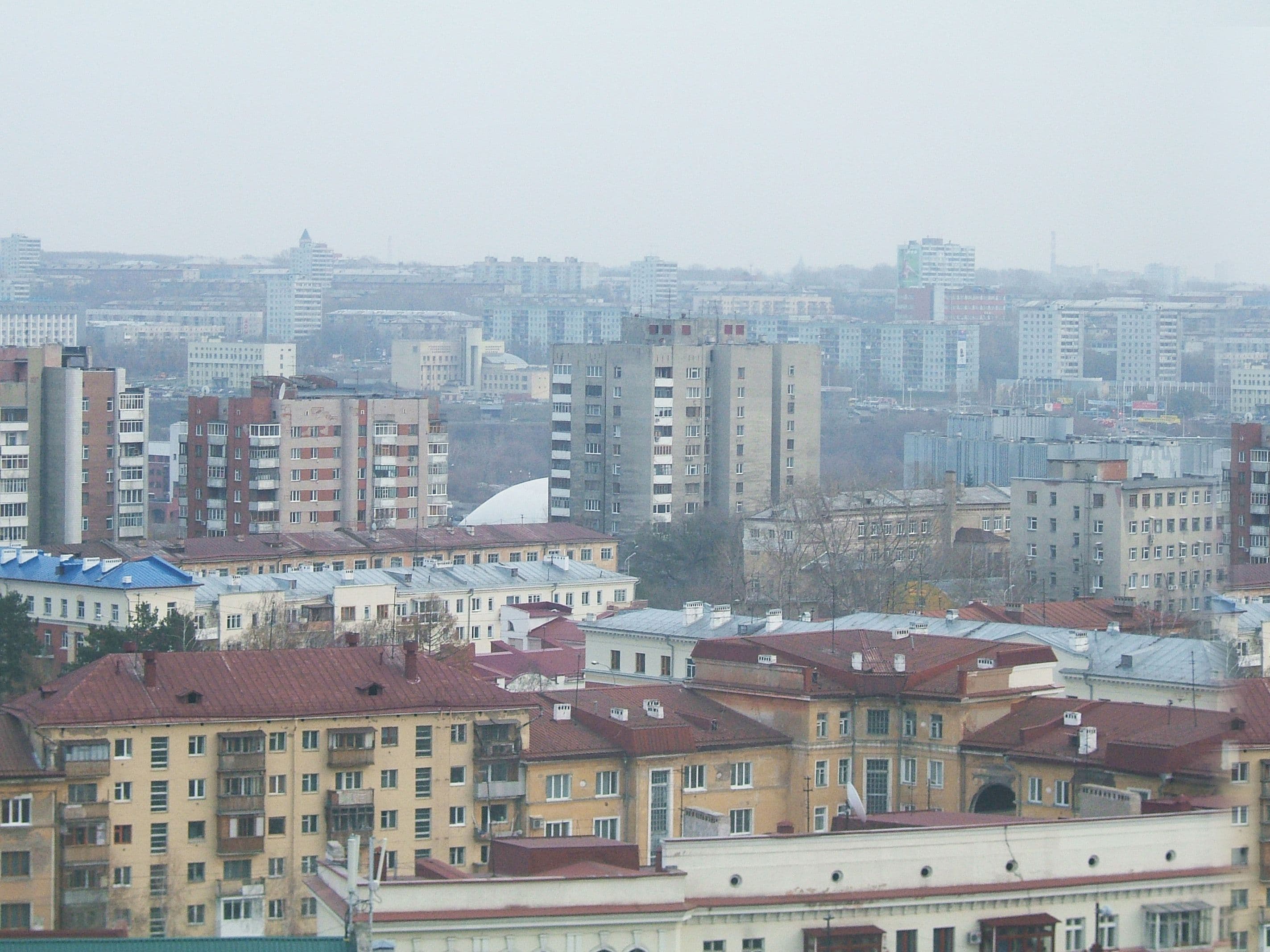 панорама города Кемерово