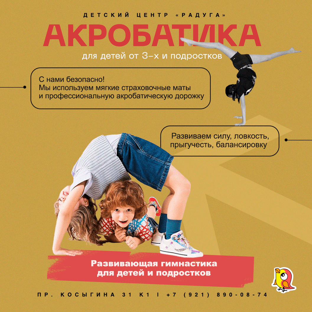 Купить Акробатика / развивающая гимнастика для детей и подростков