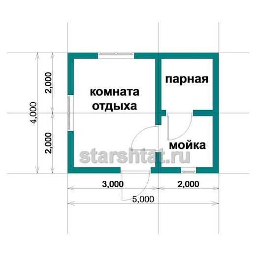 Купить Баня 6 - 4х5