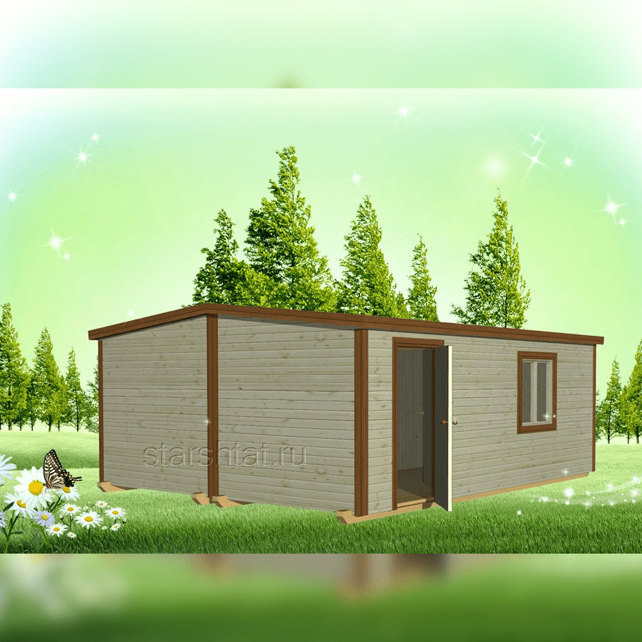 Купить Садовый дом 1 - 4.6х5.8