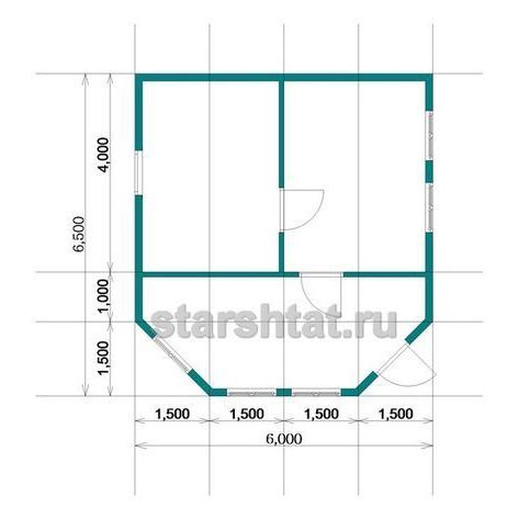 Купить Дом 8 - 6х6.5