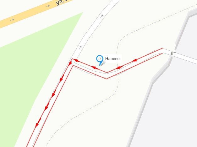 0 Выезд с автодрома ГИБДД, поворачиваем налево 