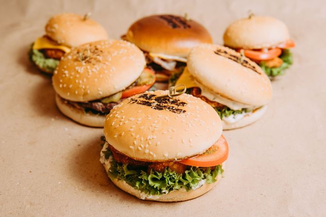 Съёмка меню для ресторана быстрого питания Magic Burger