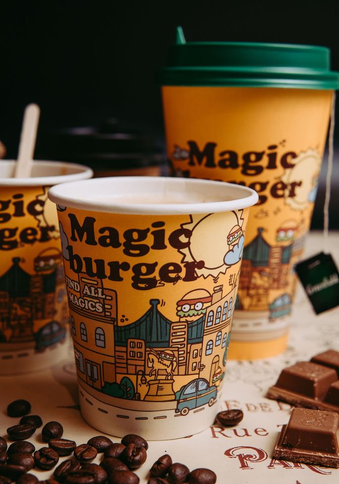 Съёмка меню для ресторана быстрого питания Magic Burger