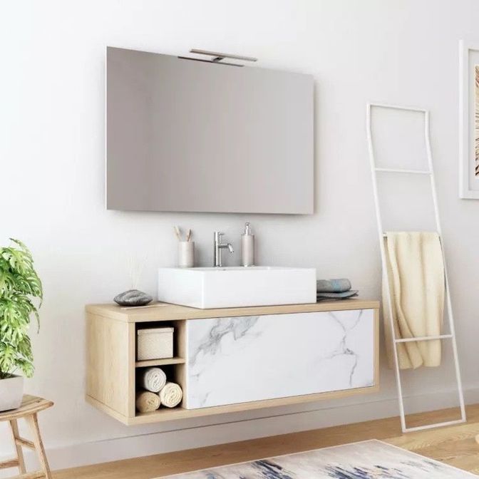 Подвесной шкафчик для ванной