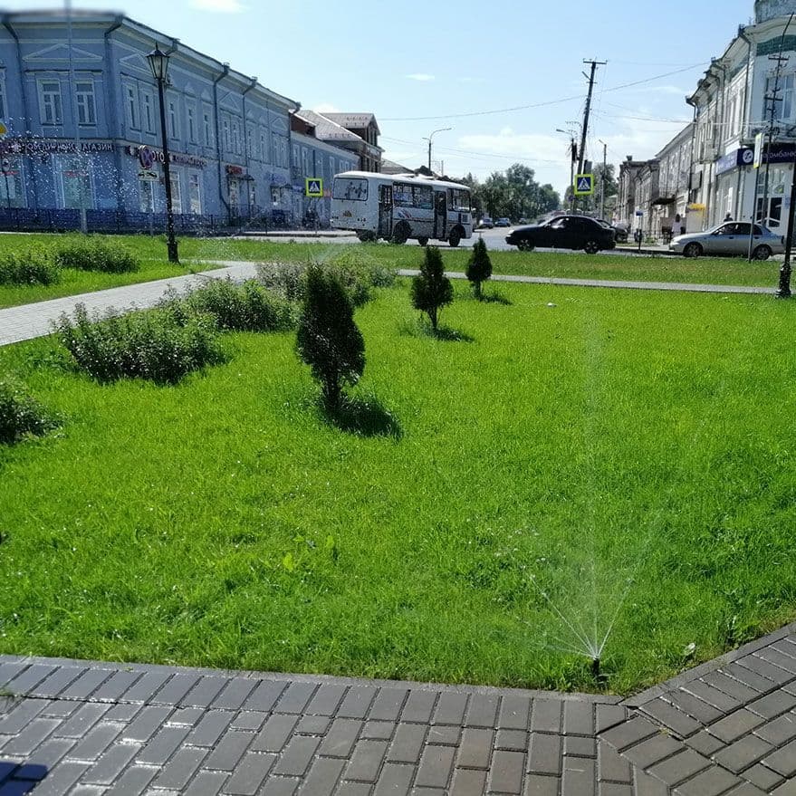 Ландшафтный Дизайн Ижевск Казань, Газон, Системы полива, Автополив, Озеленение, Укладка брусчатки, Рулонный газон, Пруды, Строительство пруда, Благоус