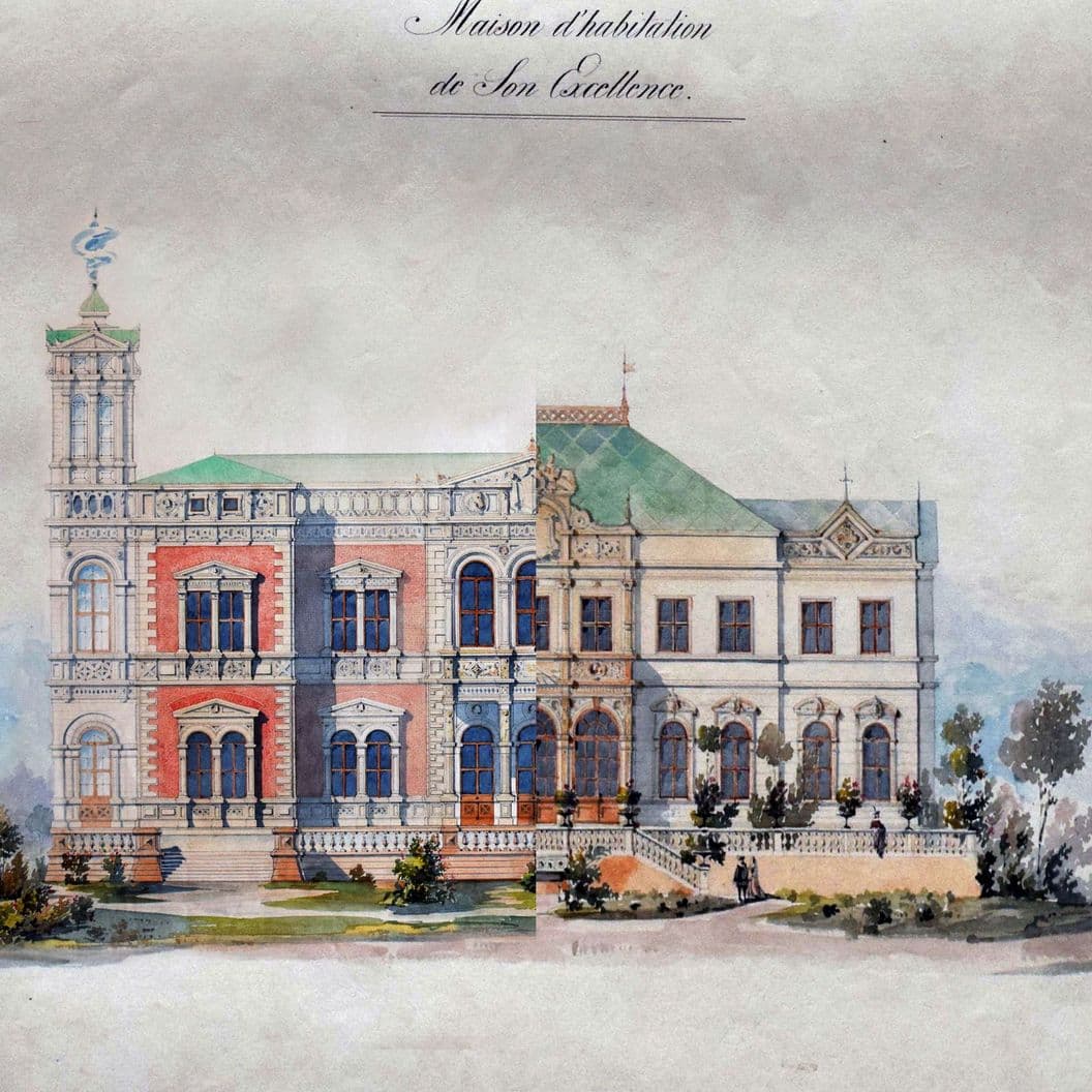 Купить Интерьеры дворца оформлены в 1797 году живописцем-декоратором Джованни Батиста Скотти (при последующей реконструкции сохранены не были). К севе