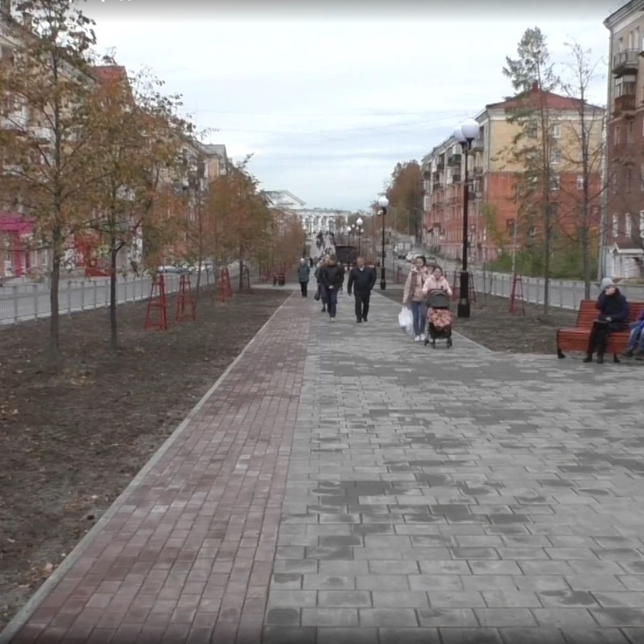 Аллея по ул. Уральской до реконструкции