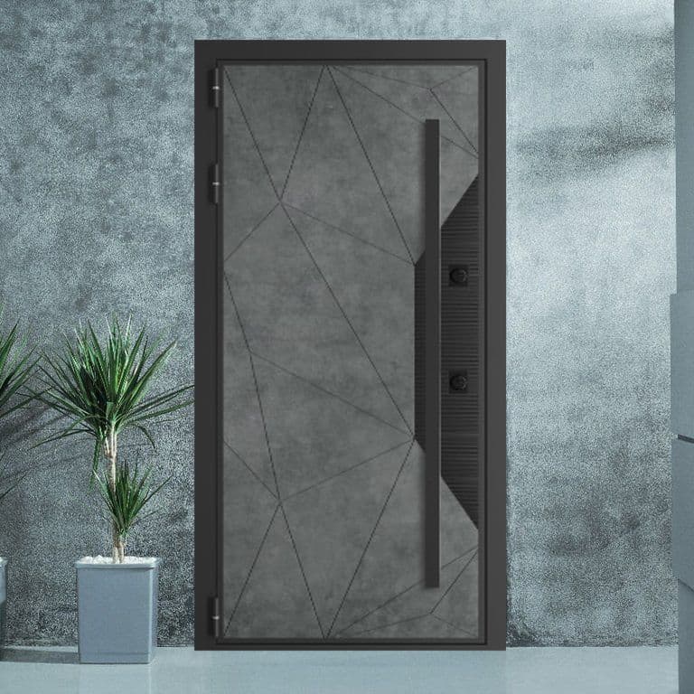 Входная дверь DV23 ручка скоба штанга DESIGN DVERIUM