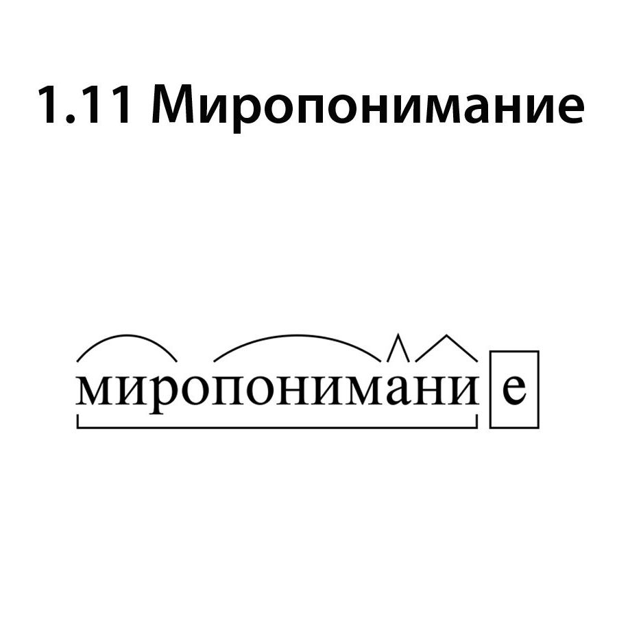 Миропонимание
