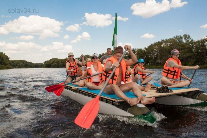 Фото водных походов на катамаранах