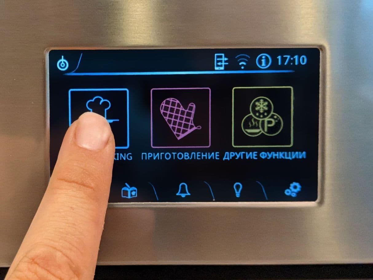 Не работает тачскрин духового шкафа SMEG