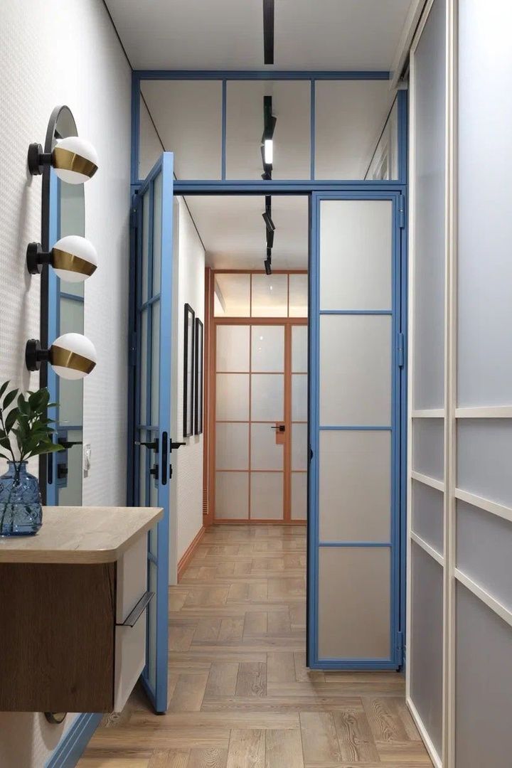 Лофт перегородка из стали Modello Ferro в эксклюзивном окрасе. Монтаж в г. Киров