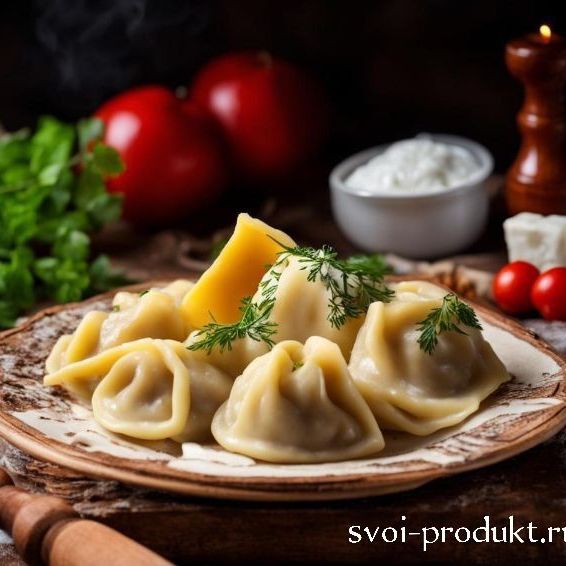 Домашние пельмени, ручной лепки
