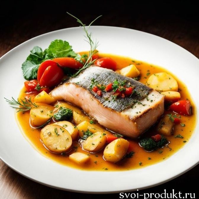 рыба на пару с овощами