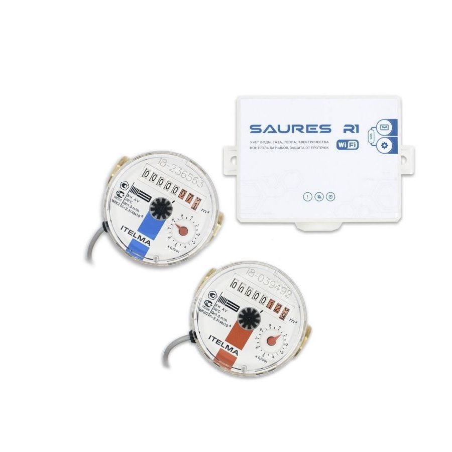 Купить Водосчетчики SAURES Wi-Fi 1/2" 80мм