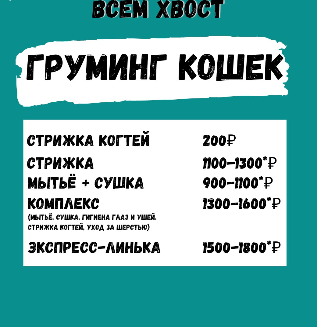 Купить Груминг кошек