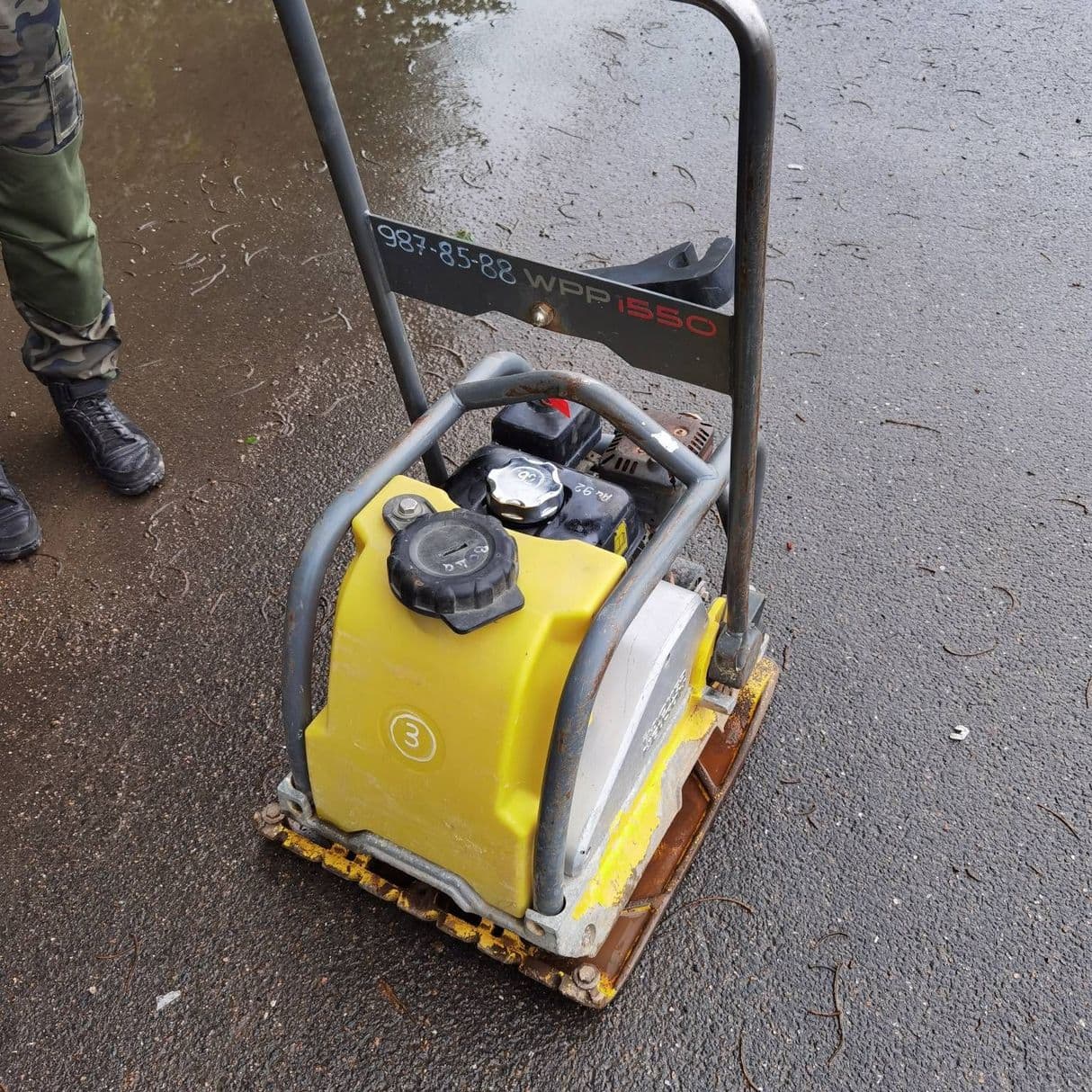 Аренда виброплиты Wacker WPP1550