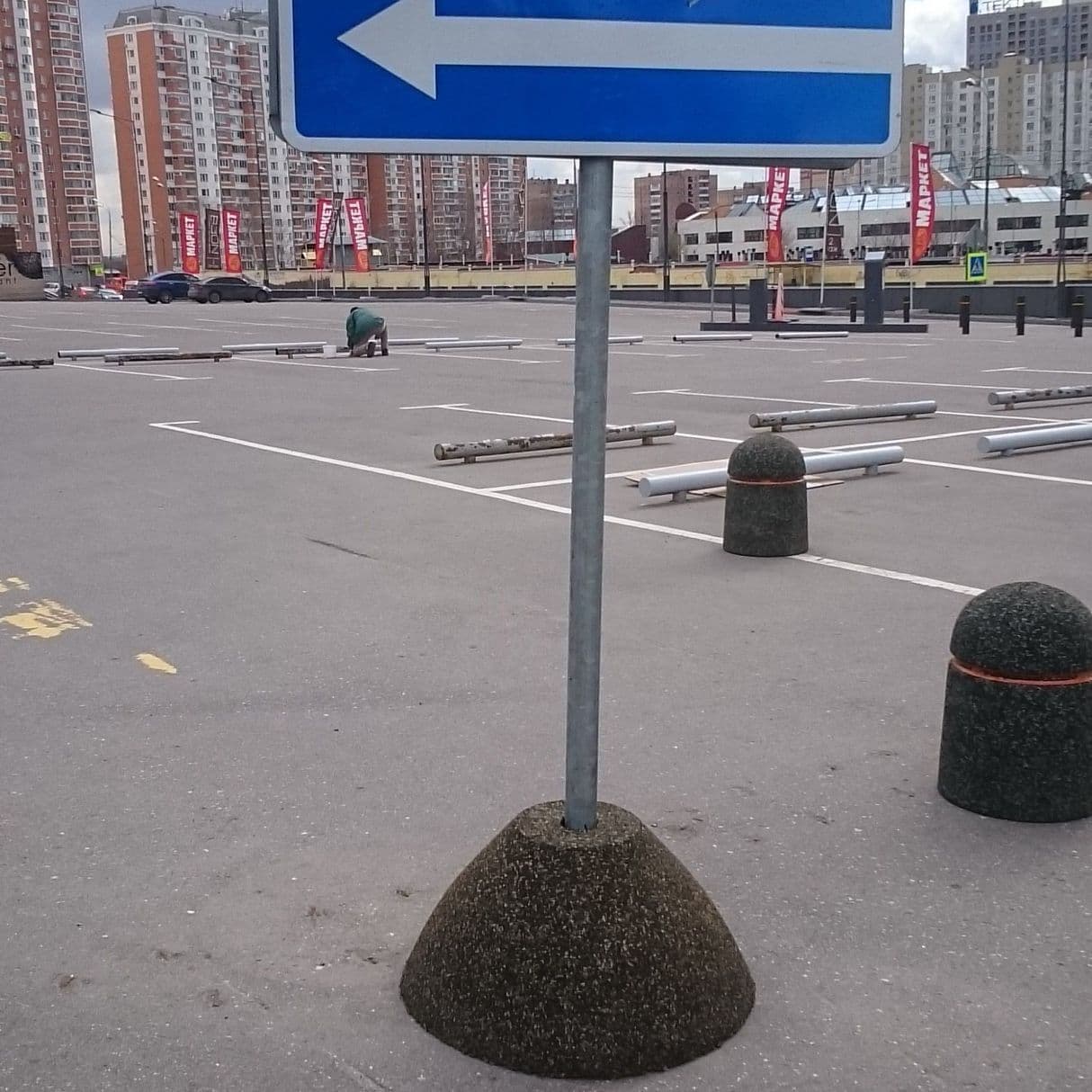 Резиновый утяжелитель столба