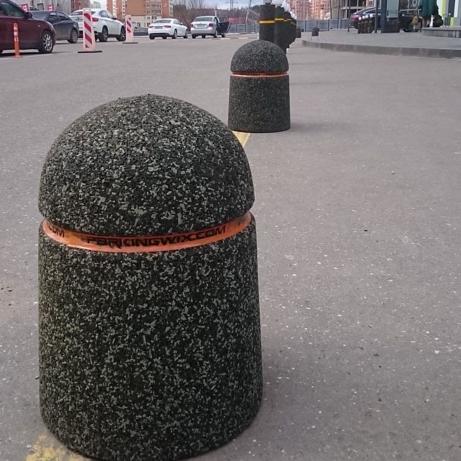 Резиновый парковочный столб parkingwix.com из резиновой крошки