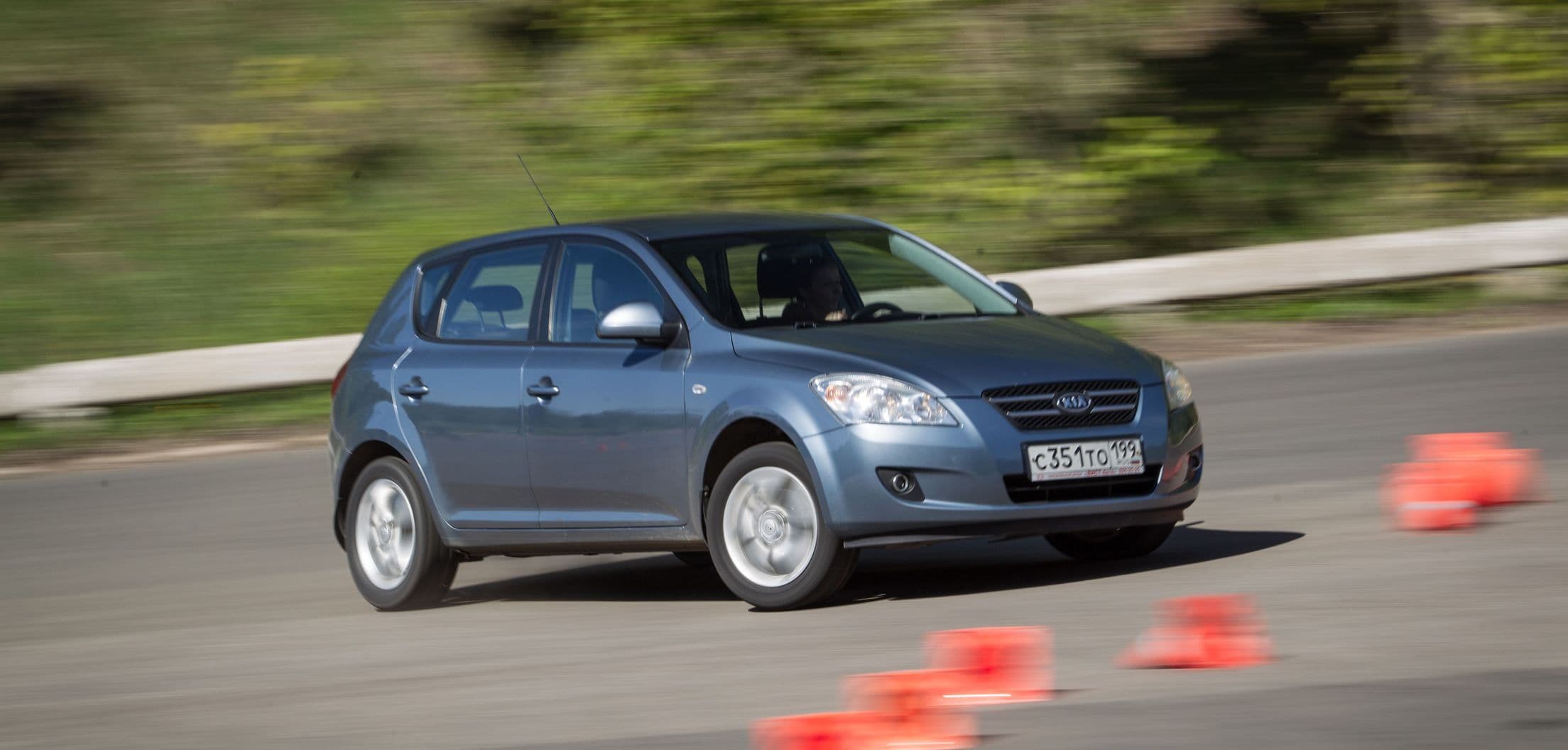 Stability Control Дмитровский автополигон Экстренный объезд препятствия Занос
