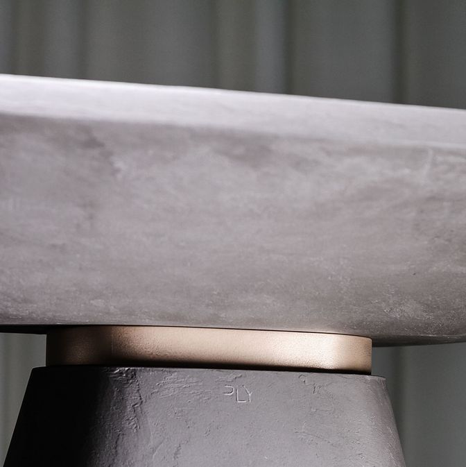 Стол GoldenSection_T Concrete_D 