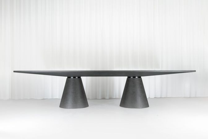 Стол Flyover_Round_T Concrete_D
