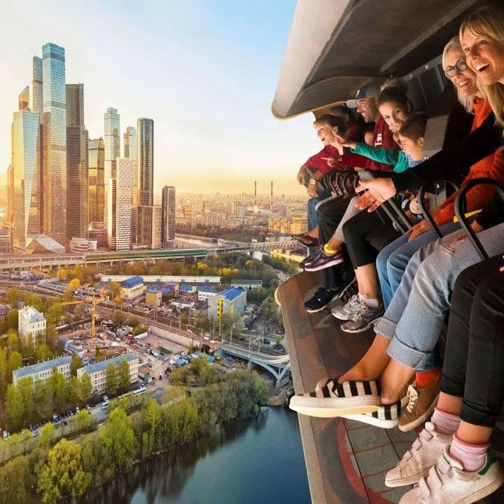 Купить Fly over Moscow 