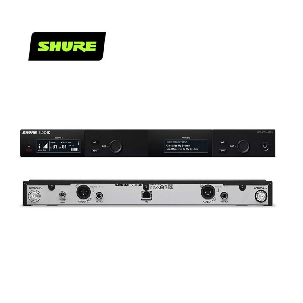 Купить Двухканальный ресивер SHURE SLXD24D/SM58 H56