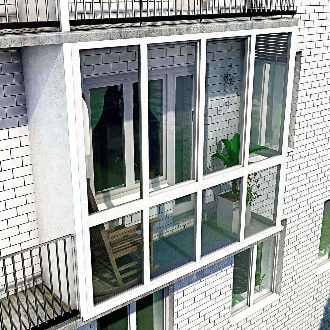 Купить Остекление балкона