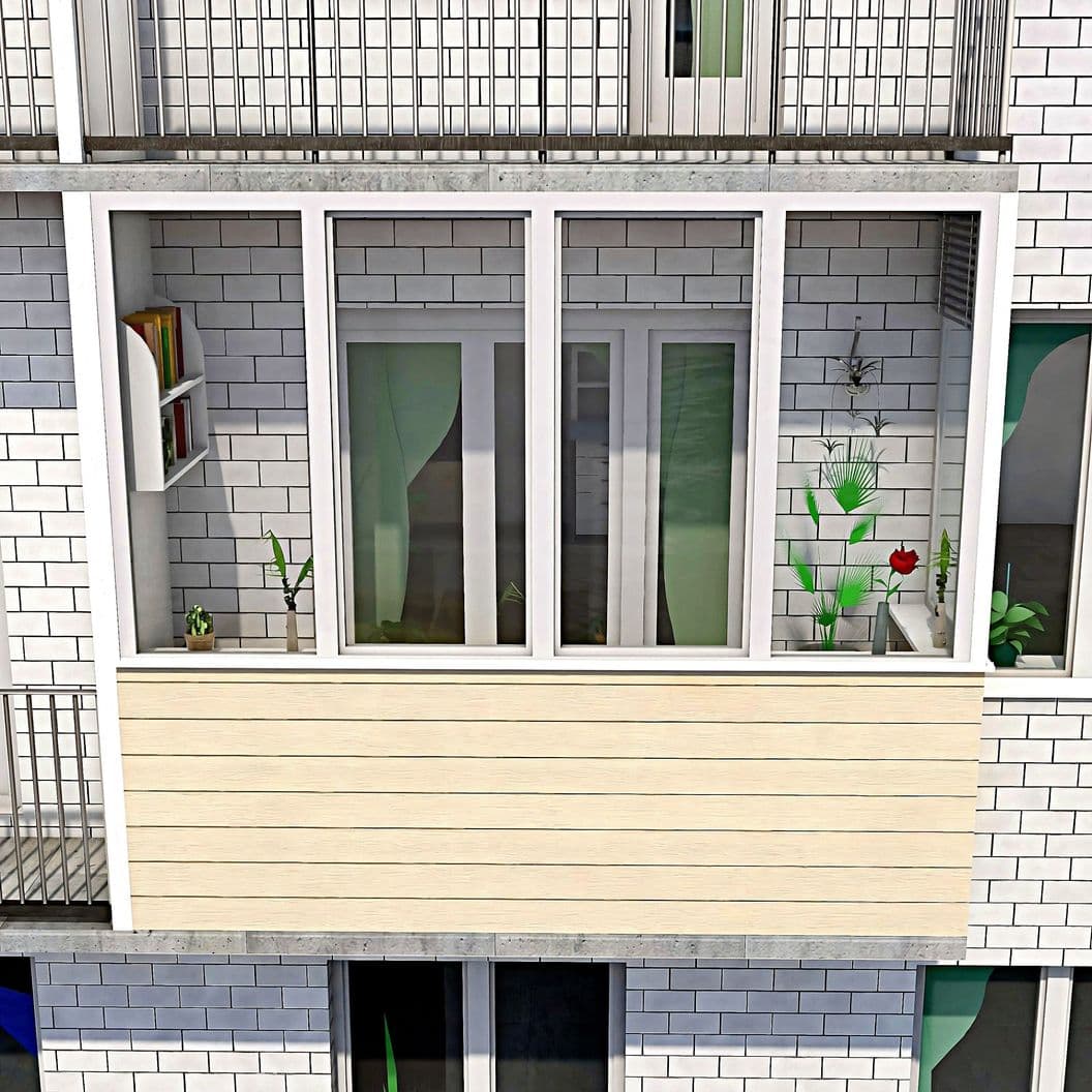 Купить Остекление балкона