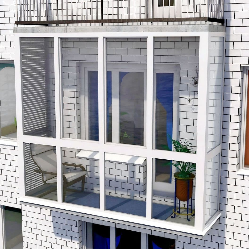 Купить Остекление балкона