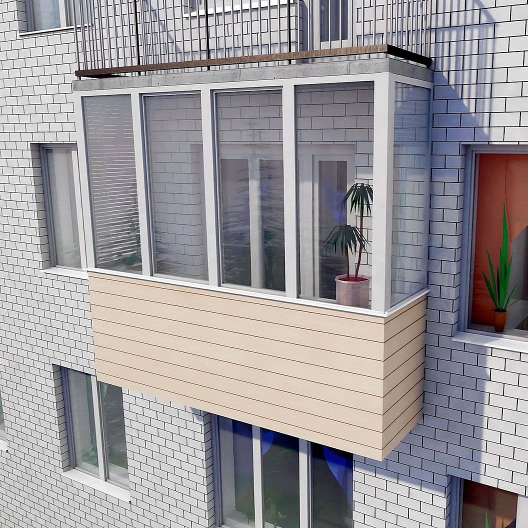 Купить Остекление балкона