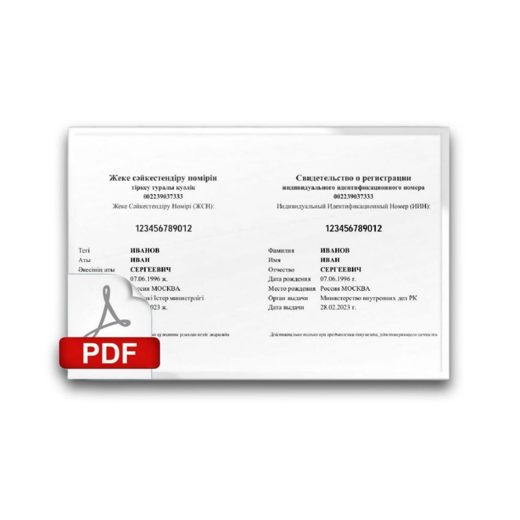 Дистанционное Оформляние ИИН казахатана в 2025 Как оформить ИНН  