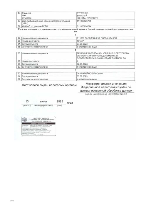 Официальные документы