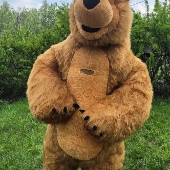 Бурый мишка Екатеринбург, Мишка из Маши и медведя Екатеринбург поздравление, коричневый мишка Екатеринбург, мишка поздравление праздник, ростовая кукл