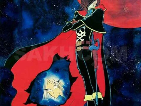 "Космический пират капитан Харлок" 1978 Space Pirate Captain Harlock персонаж аниме созданный художником манга Leiji Matsumoto.
